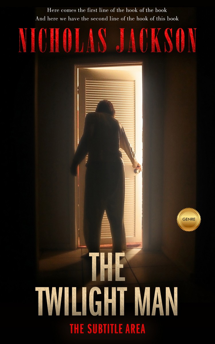 2D view of Premade Mystery & Thriller & Suspense Book Cover - Night Rider