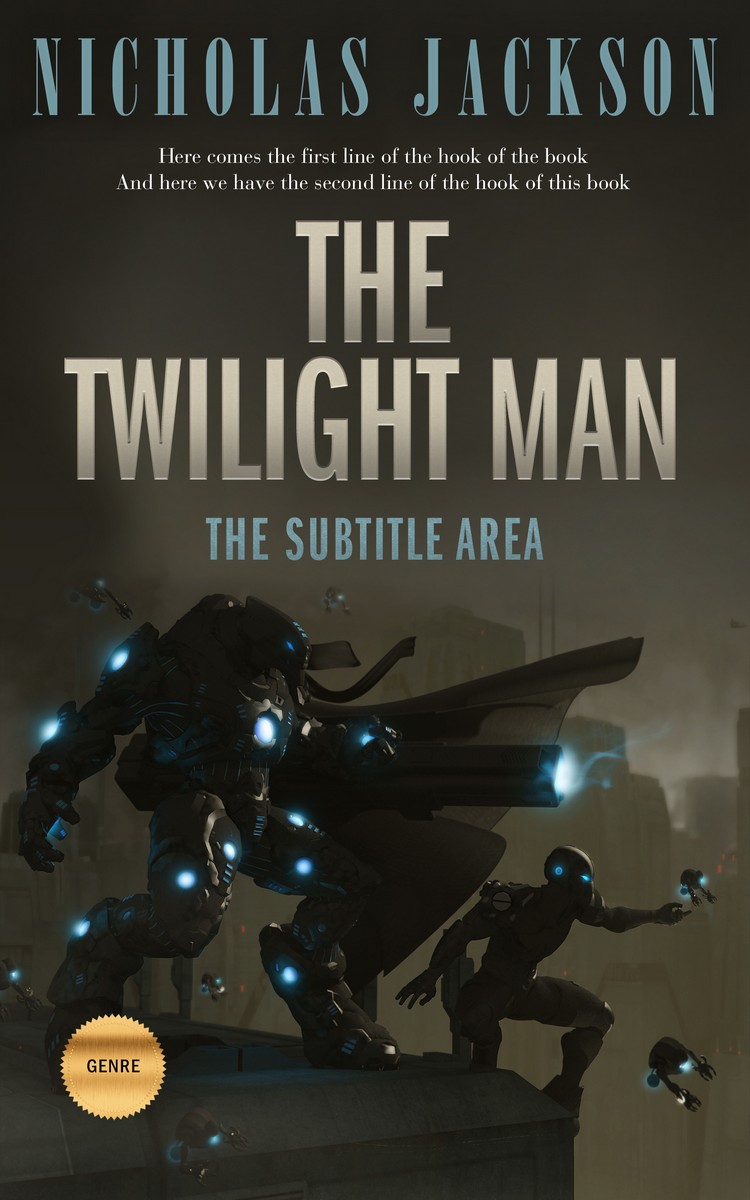 2D view of Premade Science Fiction Book Cover - Rangitoto