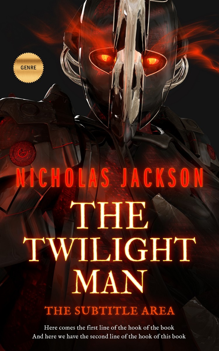 2D view of Coffee Bean #2671 - Premade Science Fiction Book Cover