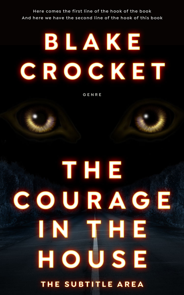 2D view of Premade Mystery & Thriller & Suspense Book Cover - Cod Gray