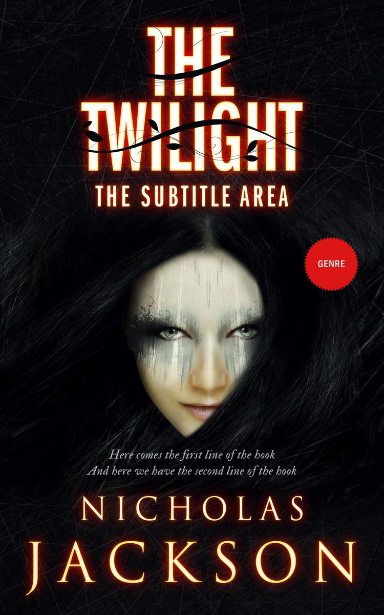 2D view of Premade Mystery & Thriller & Suspense Book Cover - Cod Gray