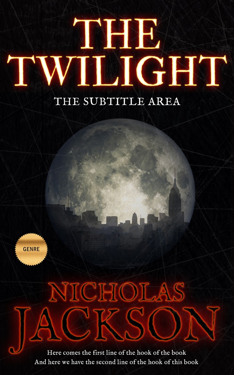 2D view of Premade Mystery & Thriller & Suspense Book Cover - Gondola