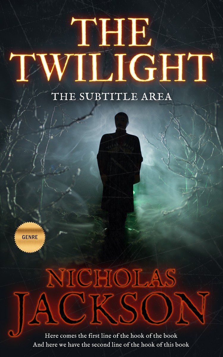 2D view of Premade Mystery & Thriller & Suspense Book Cover - Shark