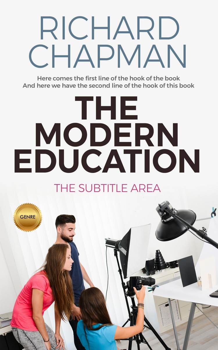 2D view of Premade Business Book Cover - Tuna