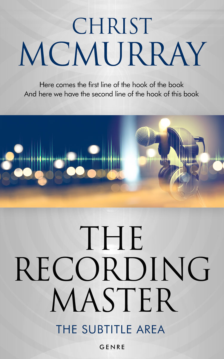 2D view of Premade Music Book Cover - Cloud