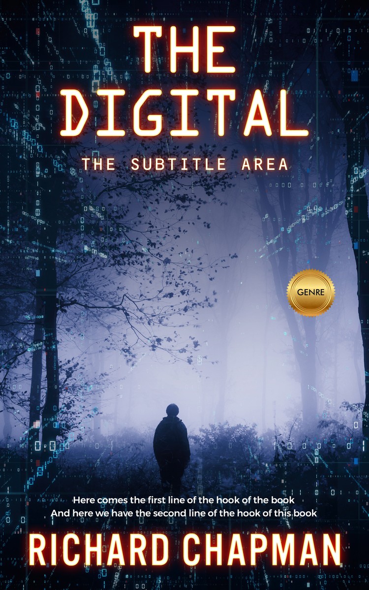 2D view of Premade Mystery & Thriller & Suspense Book Cover - Chatelle