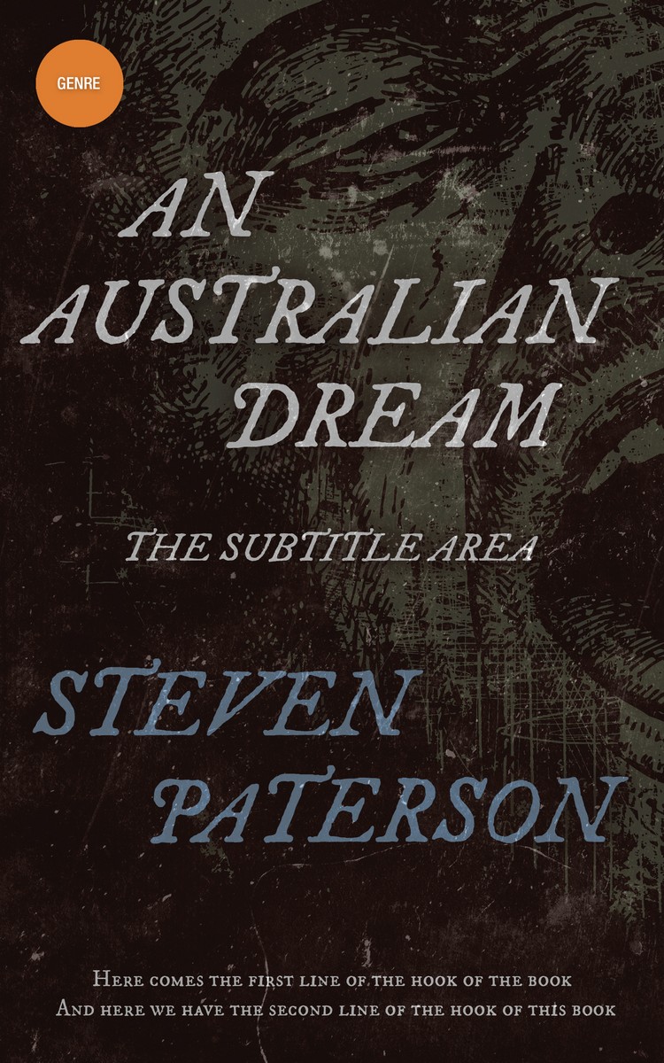 2D view of Premade Horror Book Cover - Zeus