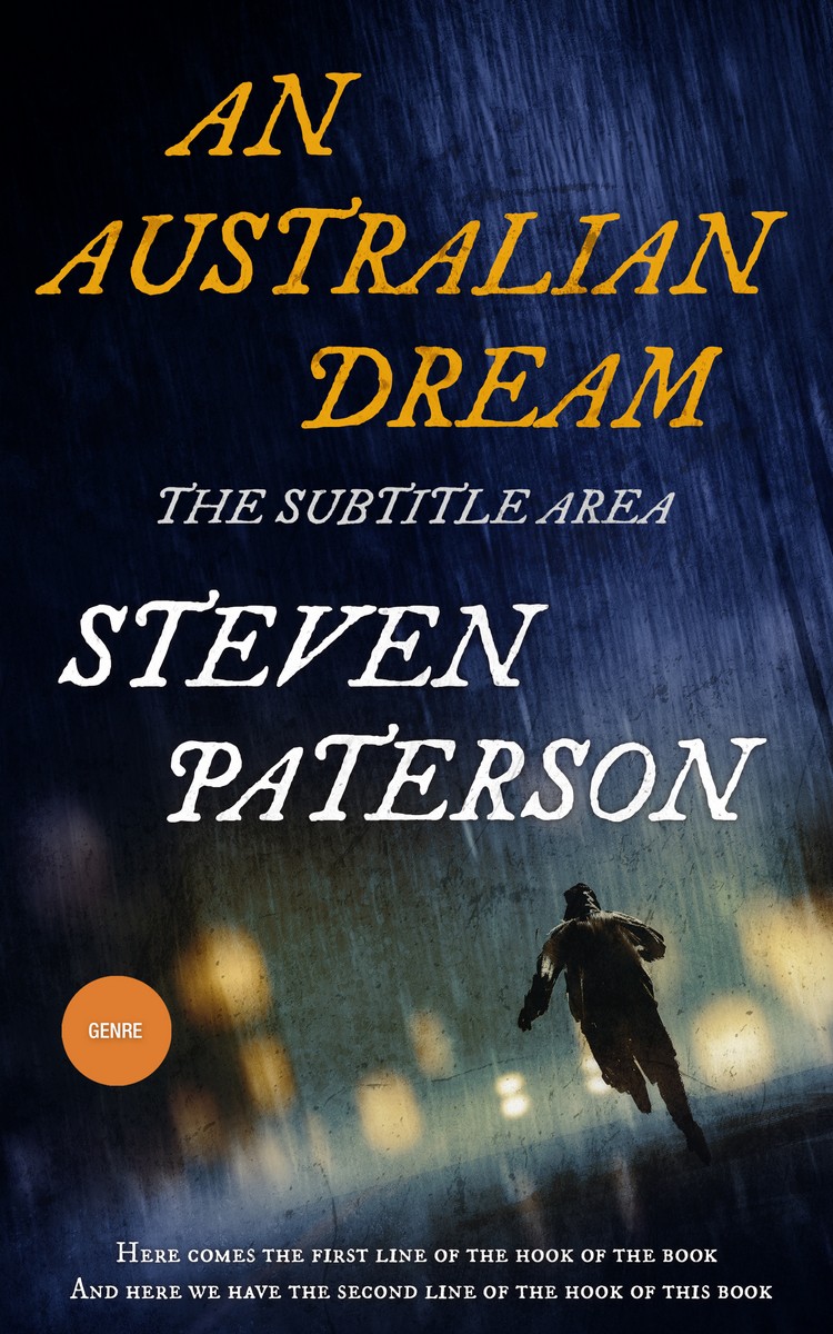 2D view of Premade Action & Adventure Book Cover - Mirage