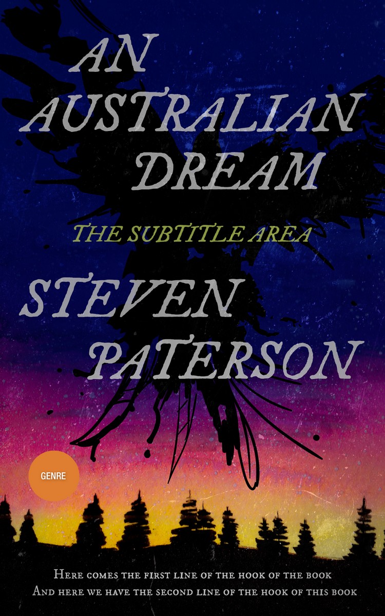 2D view of Premade Horror Book Cover - Santa Fe