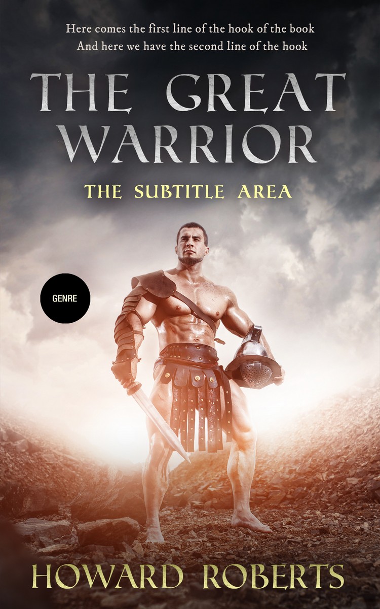 2D view of Premade Historical Book Cover - Soft Amber