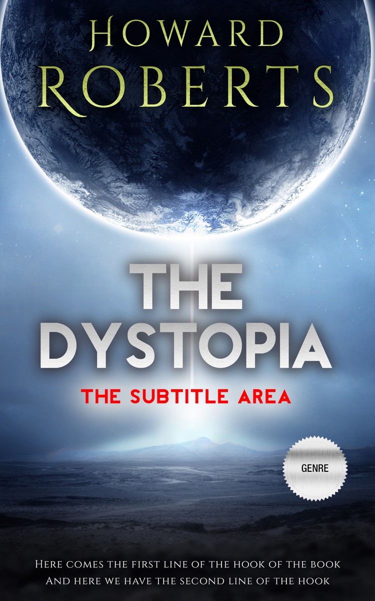 2D view of Premade Science Fiction Book Cover - Mirage