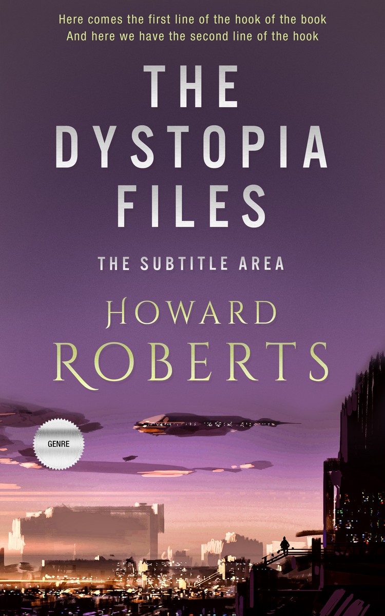 2D view of Premade Science Fiction Book Cover - Voodoo