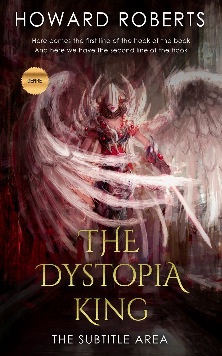 2D view of Premade Fantasy Book Cover - Rodeo Dust