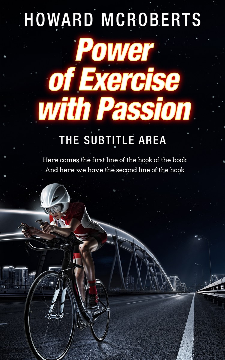 2D view of Premade Health & Dieting & Fitness Book Cover - Cinder