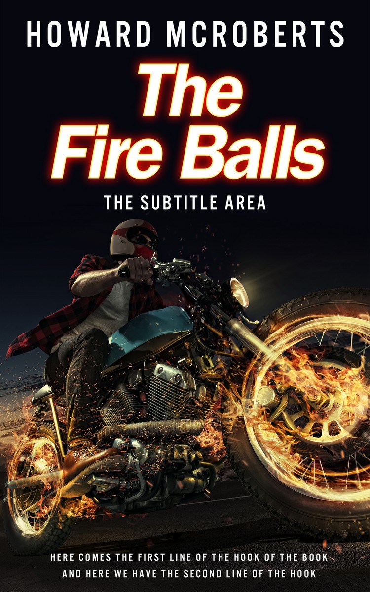 2D view of Premade Action & Adventure Book Cover - Whiskey