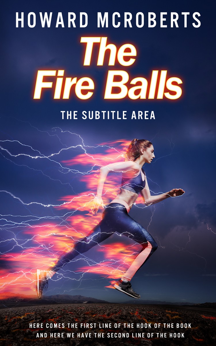 2D view of Premade Action & Adventure Book Cover - Martinique