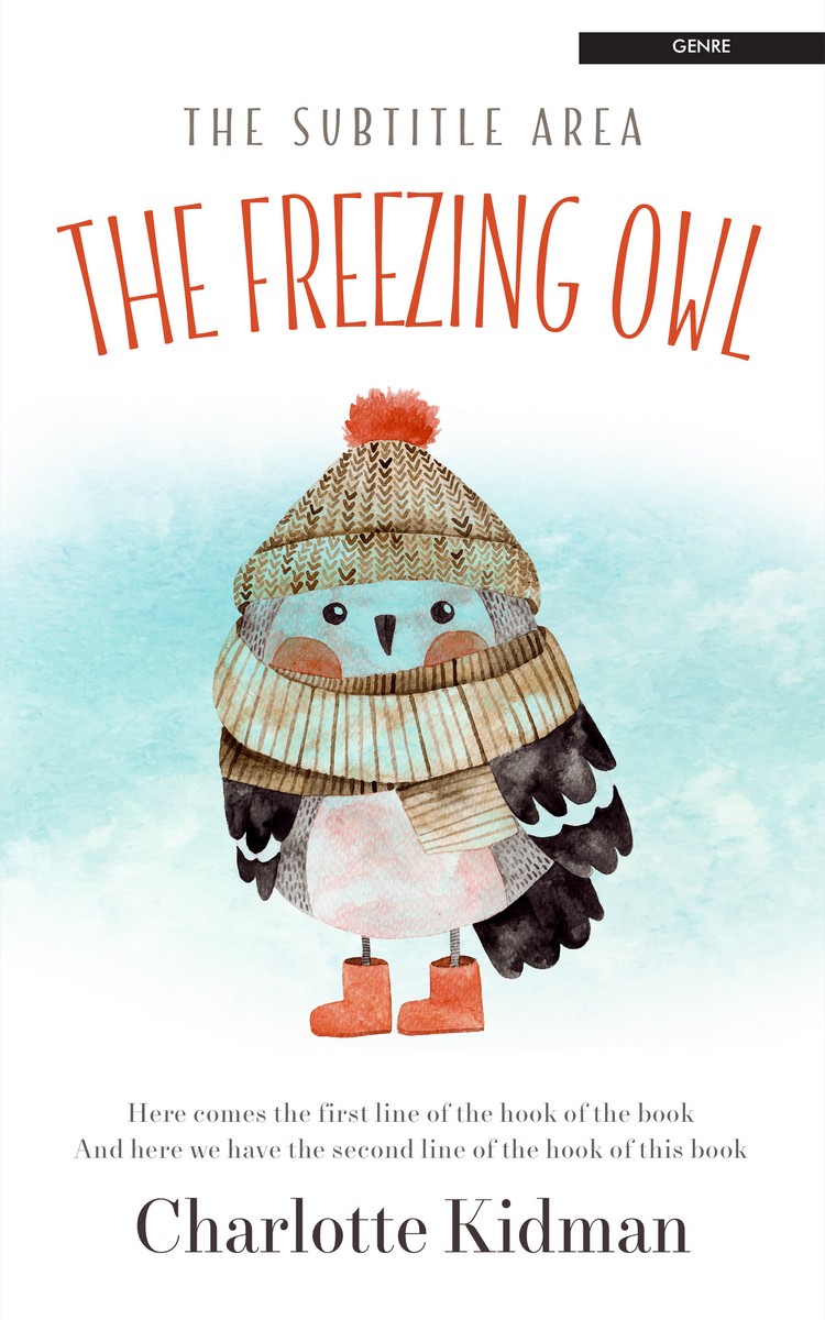 2D view of Premade Children's Book Cover - Edgewater