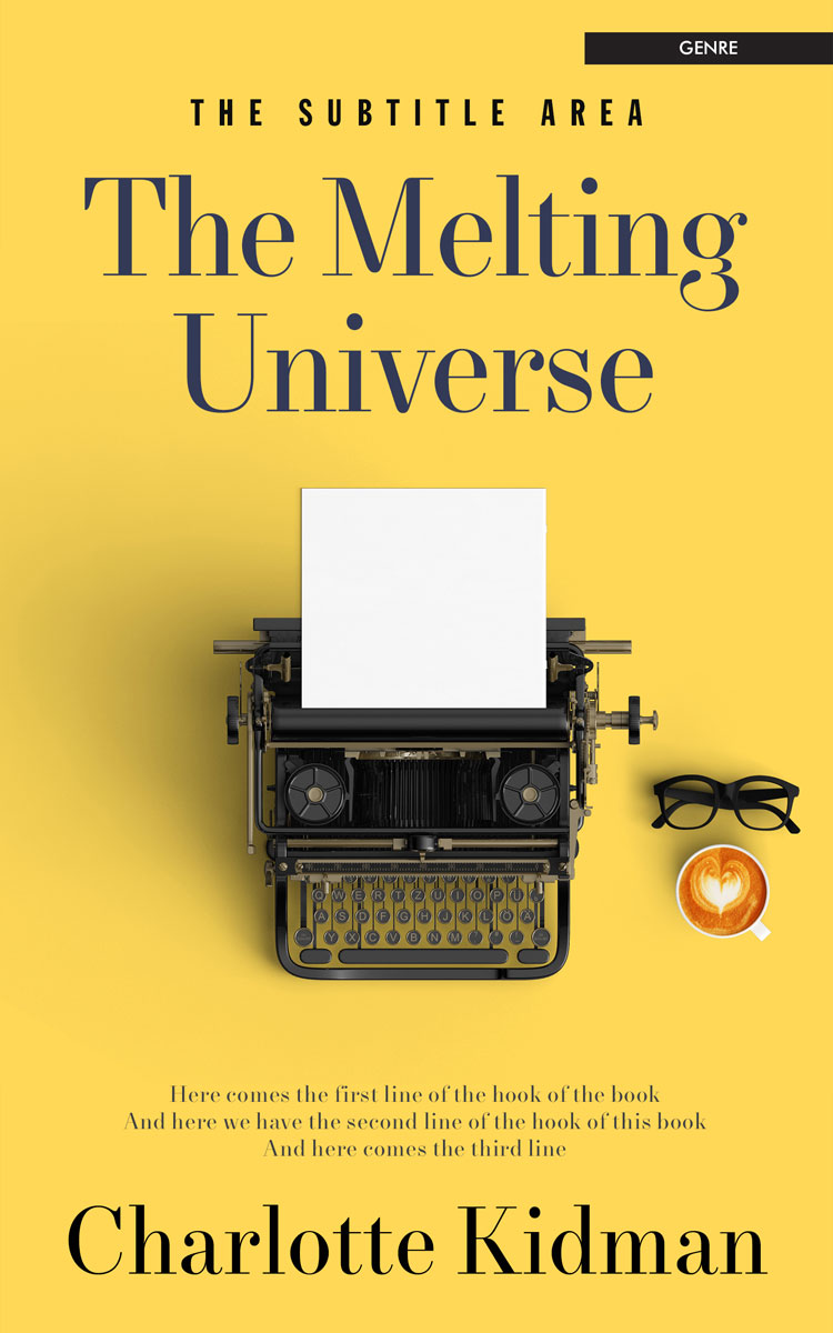 2D view of Premade Business Book Cover - Cream Can