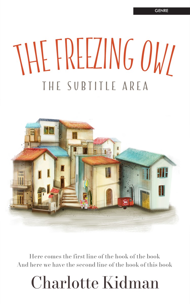 2D view of Premade Literary Fiction Book Cover - Moon Mist