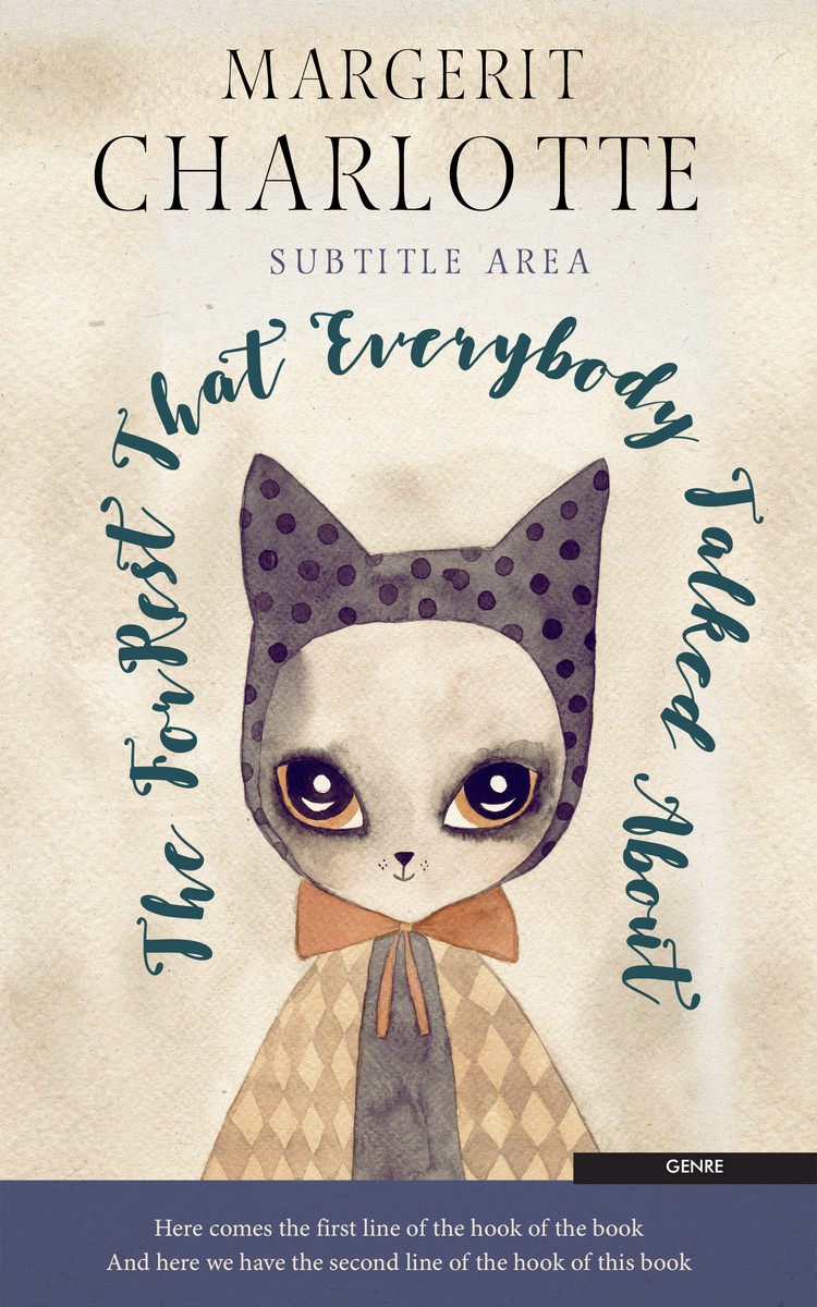 2D view of Premade Children's Book Cover - Aths Special