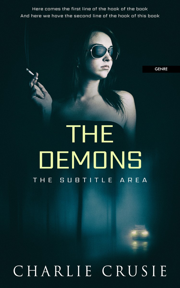 2D view of Premade Literary Fiction Book Cover - Black Pearl