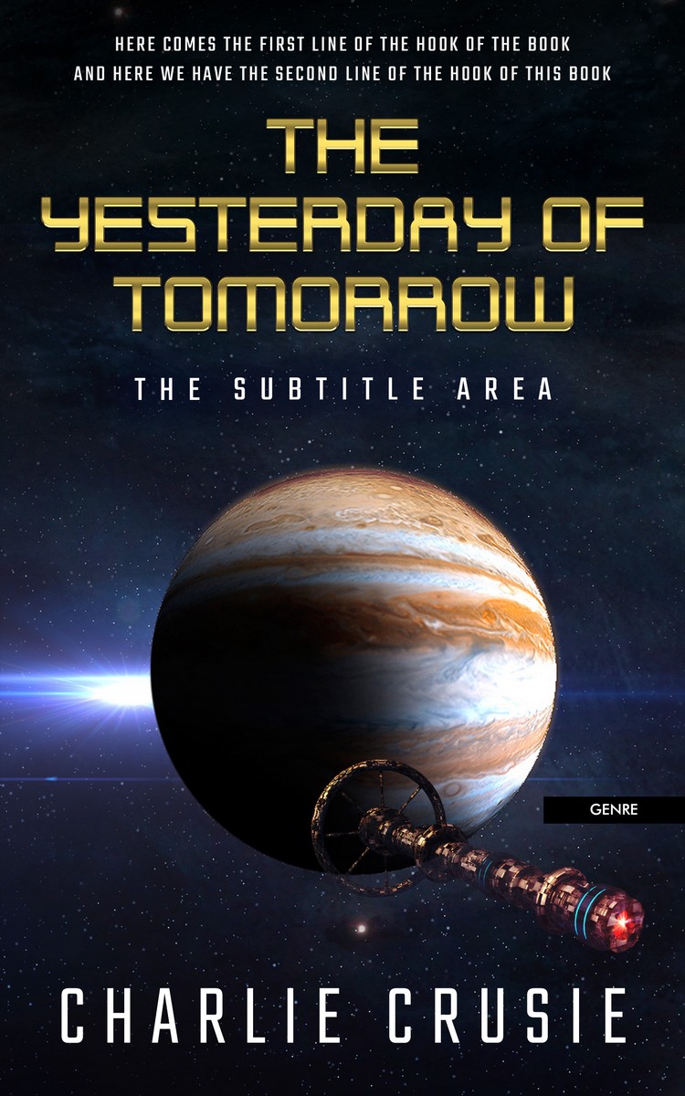 2D view of Premade Science Fiction Book Cover - Vulcan