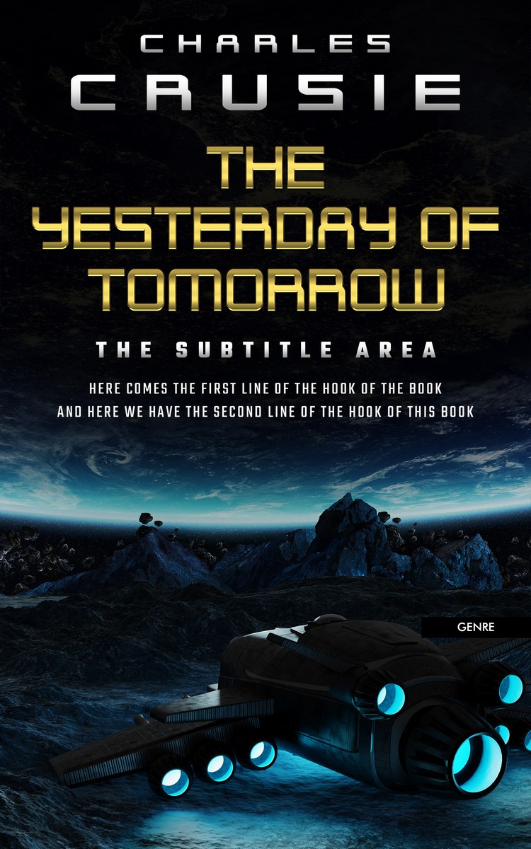 2D view of Premade Science Fiction Book Cover - Bunker