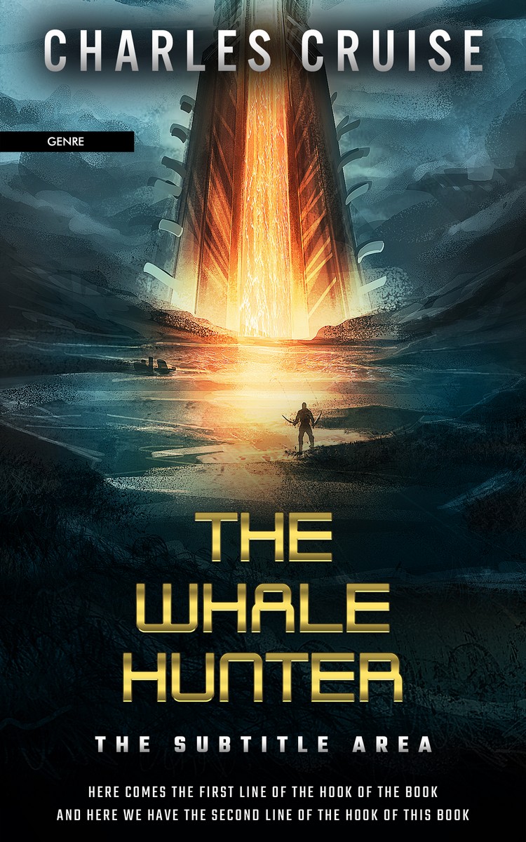 2D view of Premade Science Fiction Book Cover - Mirage