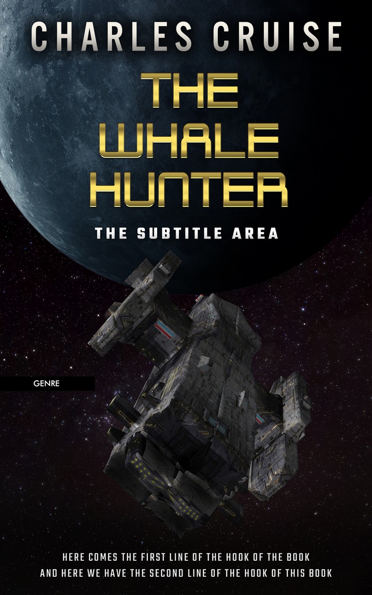 2D view of Premade Science Fiction Book Cover - Woodsmoke