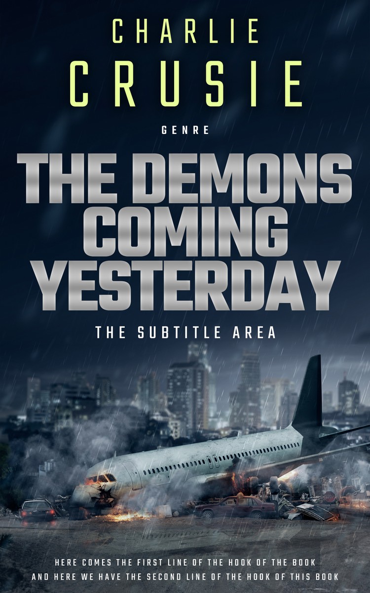 2D view of Premade Apocalyptica Book Cover - Mirage