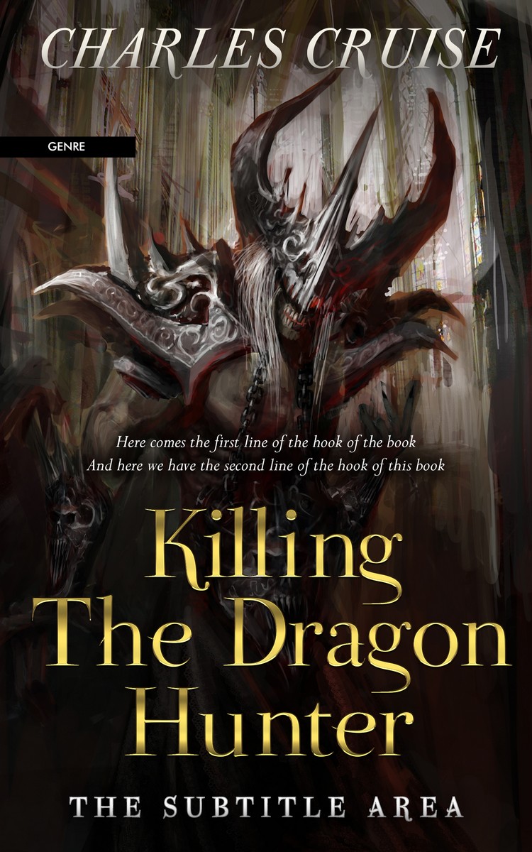 2D view of Premade Fantasy Book Cover - Zeus