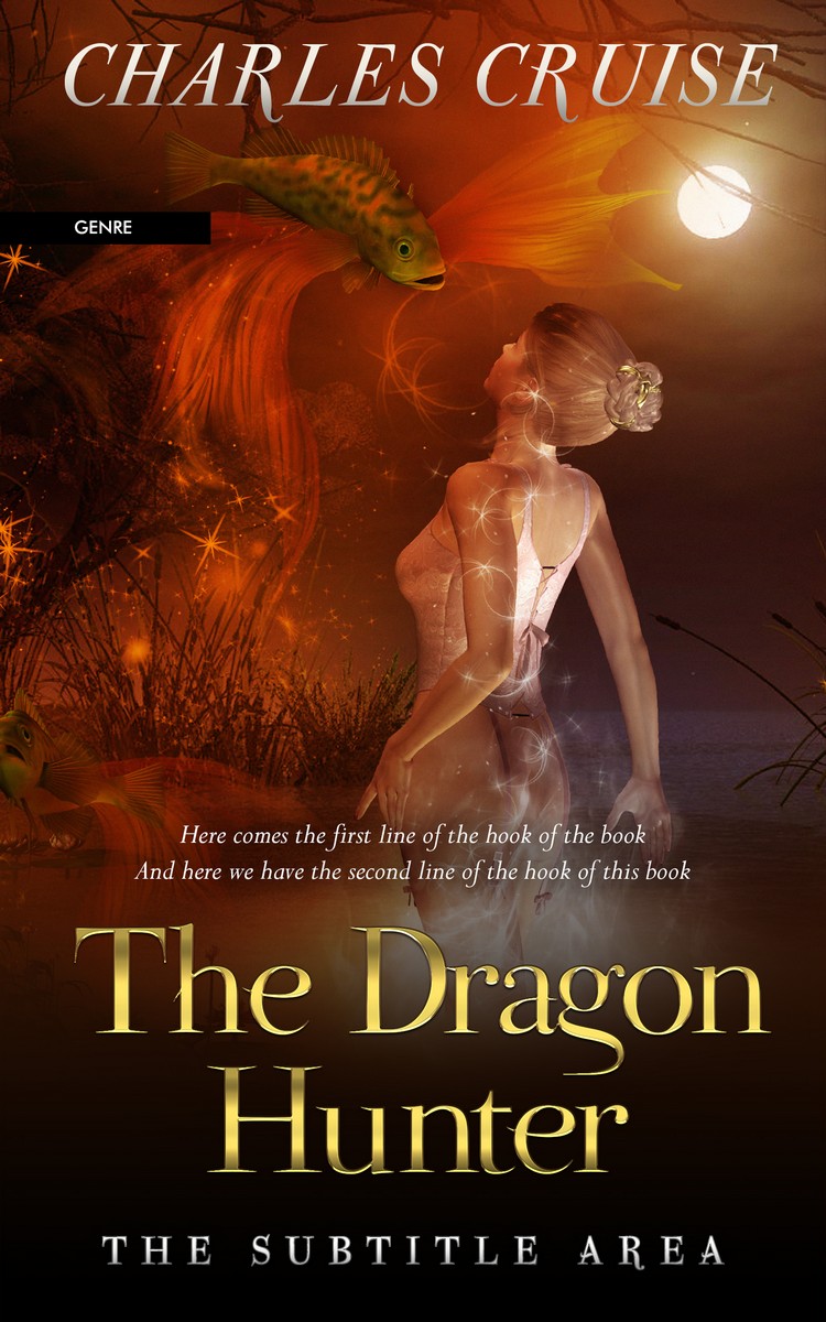 2D view of Premade Fantasy Book Cover - Paco