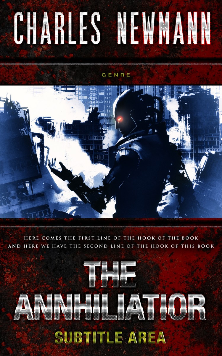 2D view of Premade Apocalyptica Book Cover - Bastille