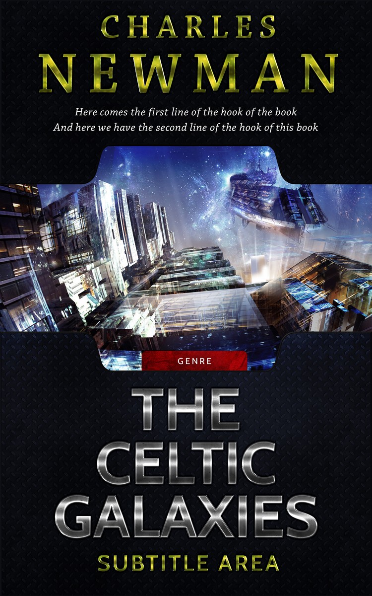 2D view of Premade Science Fiction Book Cover - Cinder
