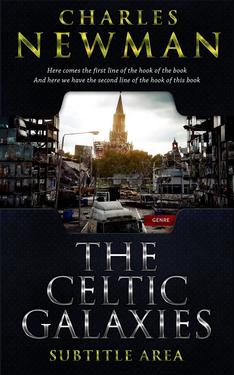 2D view of Premade Apocalyptica Book Cover - Woodsmoke