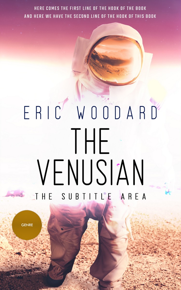 2D view of Premade Science Fiction Book Cover - Mandys Pink