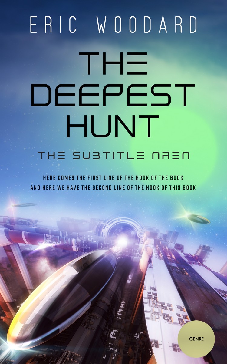 2D view of Premade Science Fiction Book Cover - Neptune