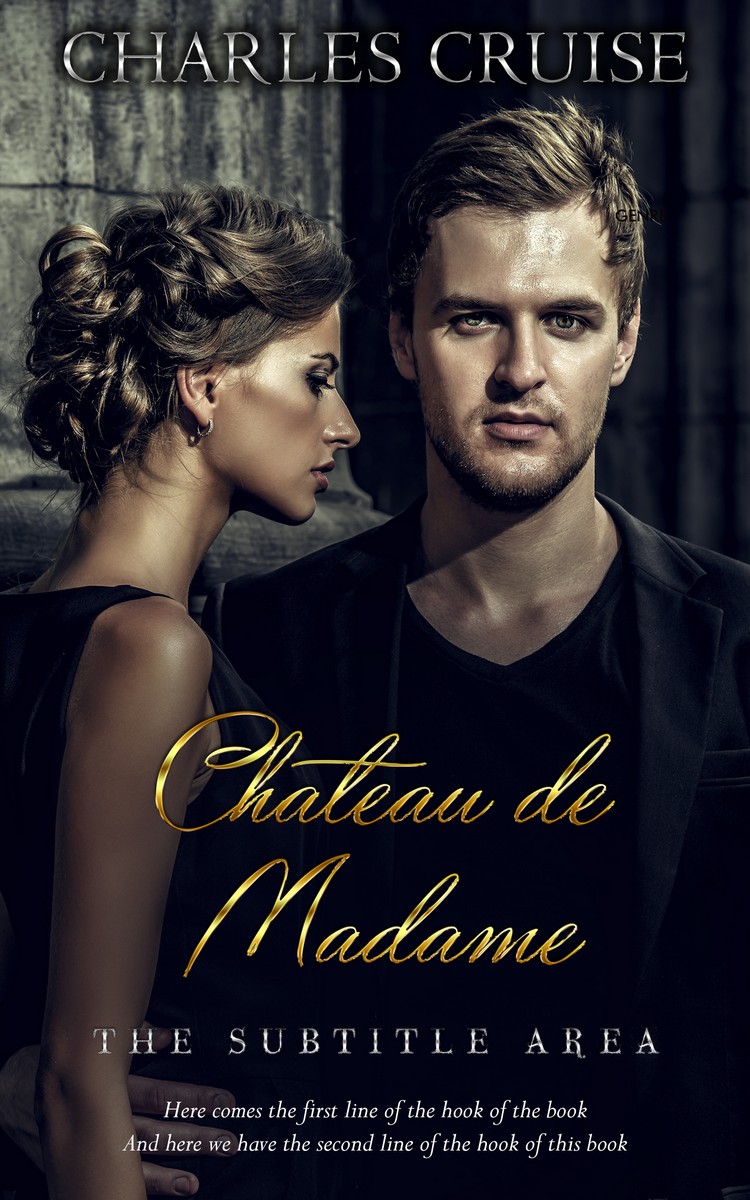 2D view of Premade Romance Book Cover - Vulcan