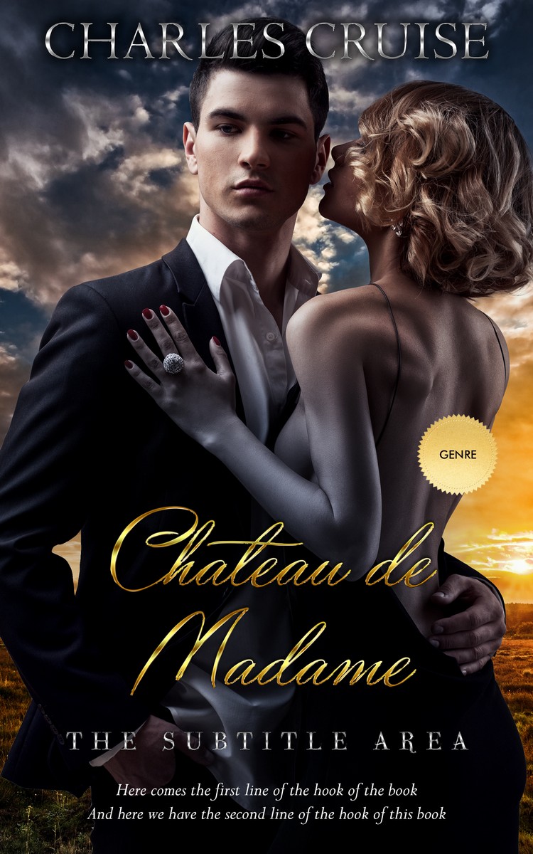 2D view of Premade Romance Book Cover - Baltic Sea