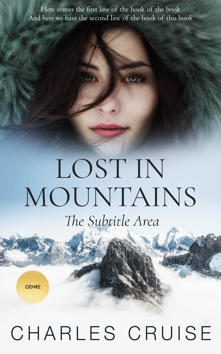 2D view of Premade Mystery & Thriller & Suspense Book Cover - Outer Space