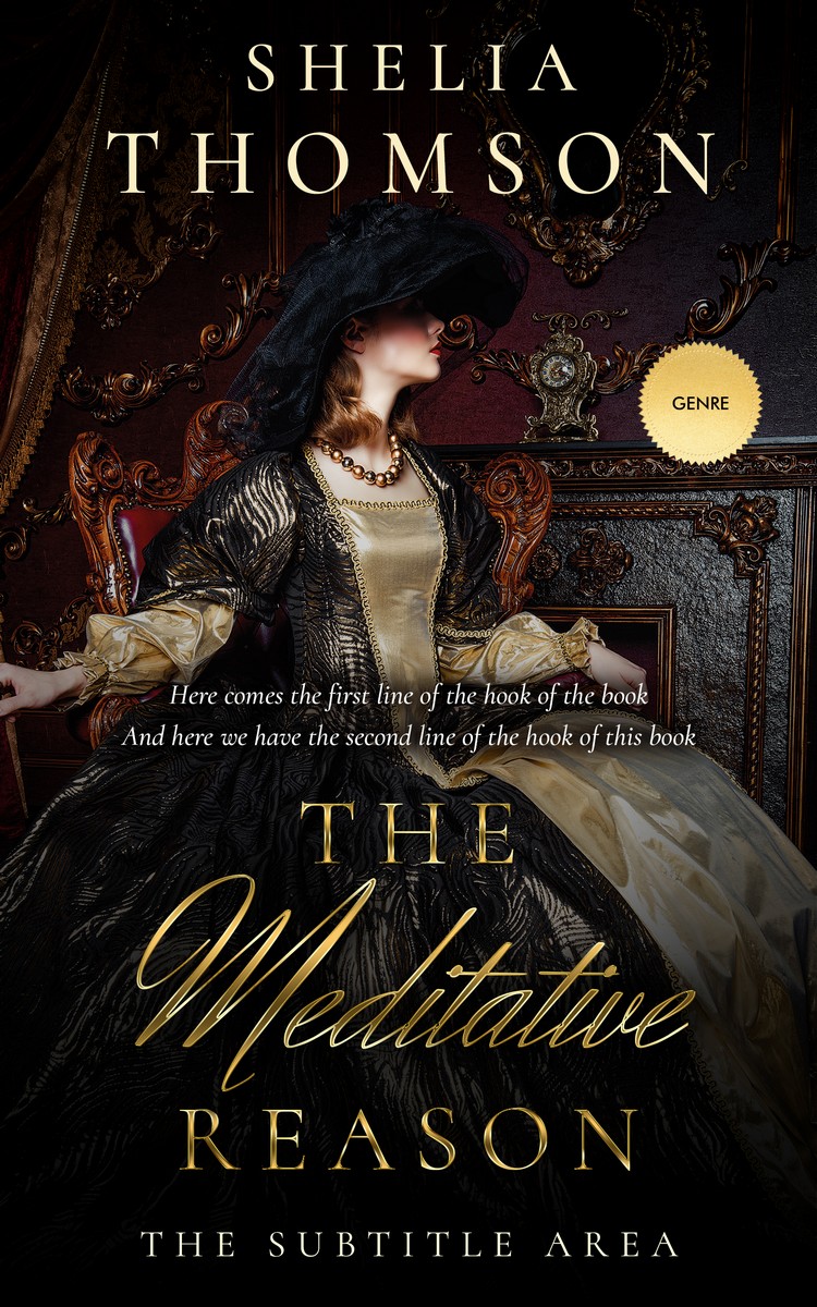 2D view of Premade Historical Book Cover - Gondola