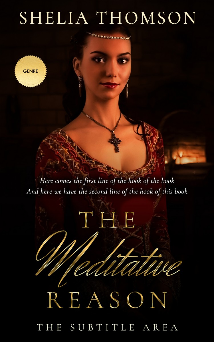 2D view of Premade Fantasy Book Cover - Asphalt