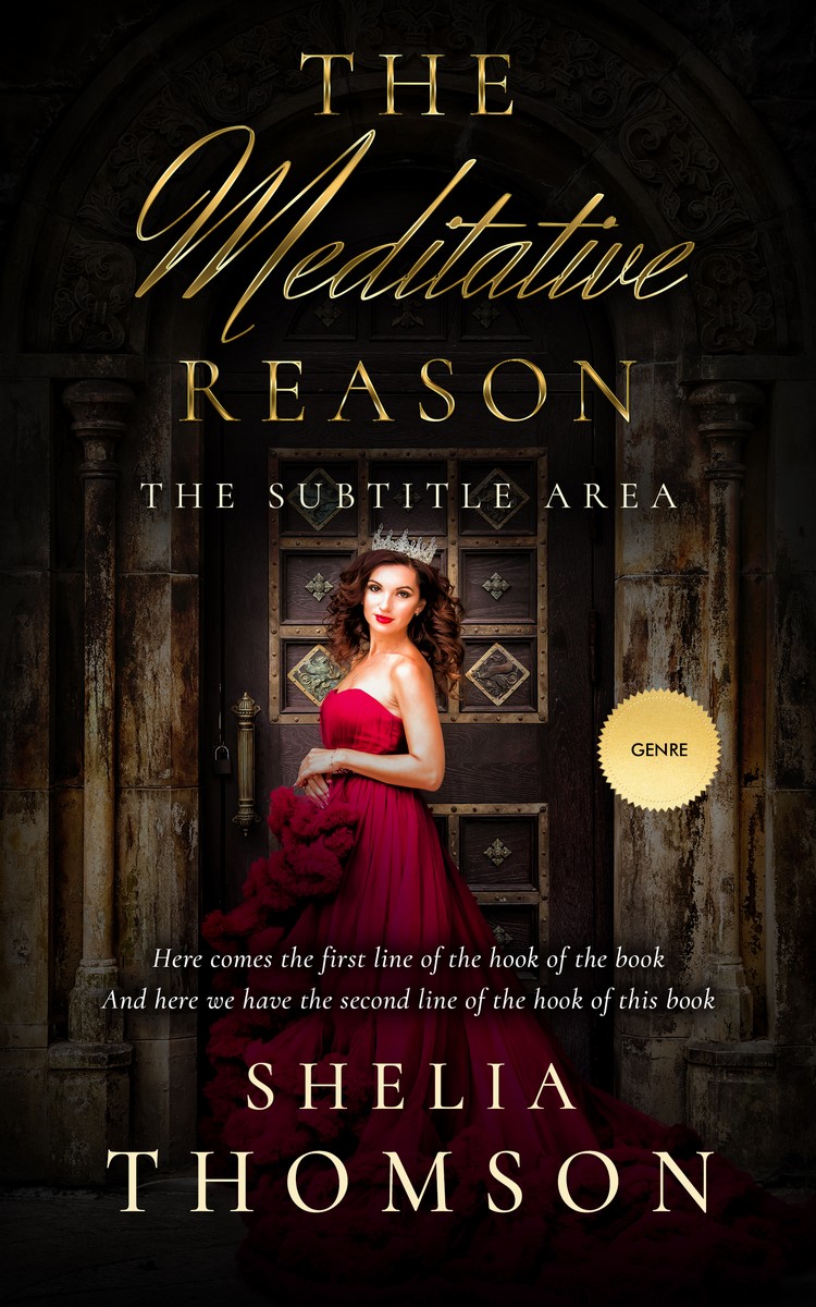 2D view of Premade Fantasy Book Cover - Night Rider