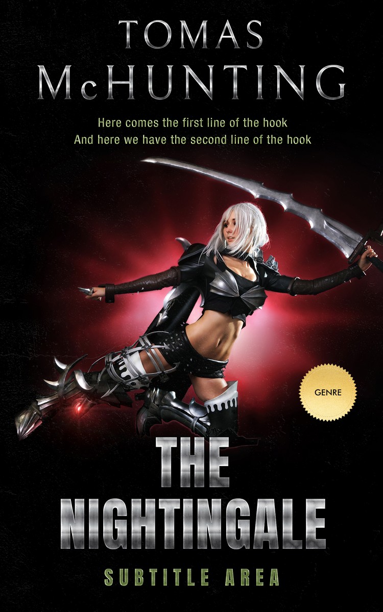 2D view of Premade Fantasy Book Cover - Quicksand