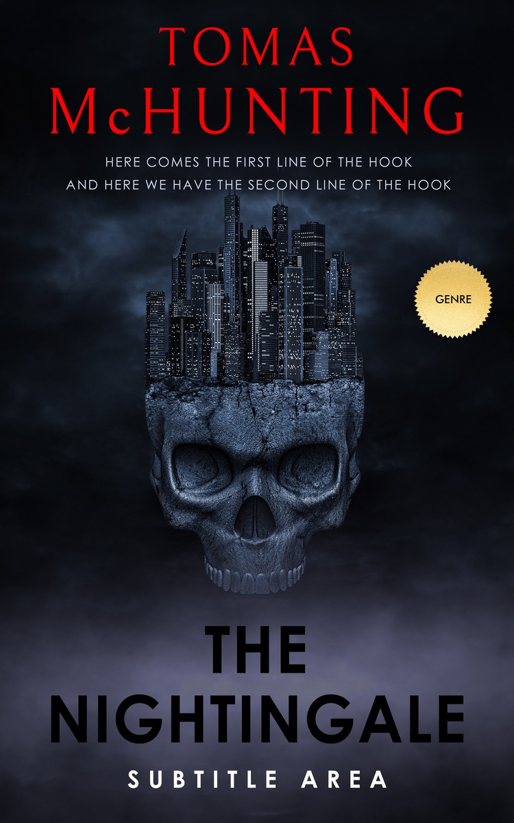 2D view of Premade Mystery & Thriller & Suspense Book Cover - Cinder