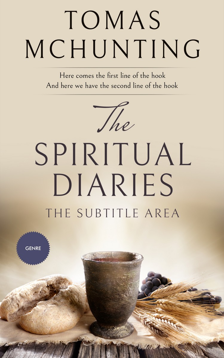 2D view of Premade Religion & Spirituality Book Cover - Bone