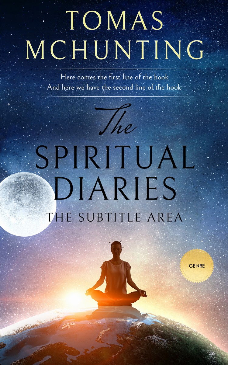 2D view of Premade Self-Improvement & Self-Help Book Cover - San Juan