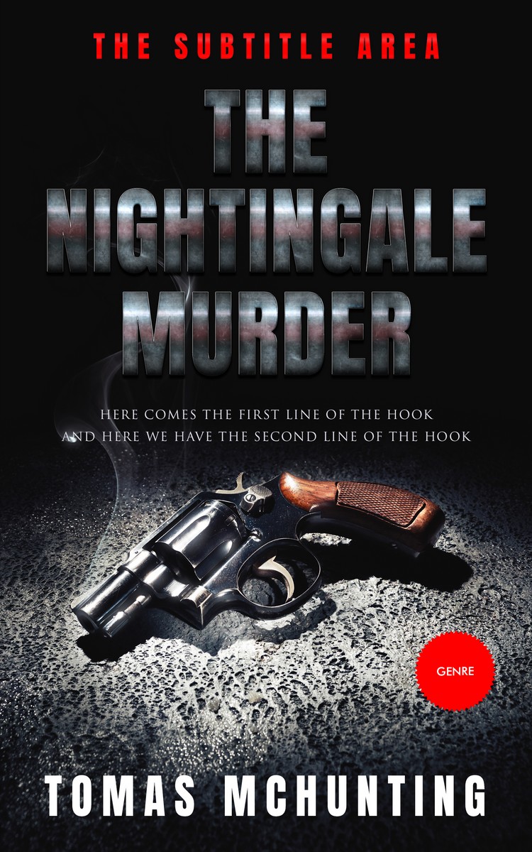 2D view of Premade Mystery & Thriller & Suspense Book Cover - Woodsmoke