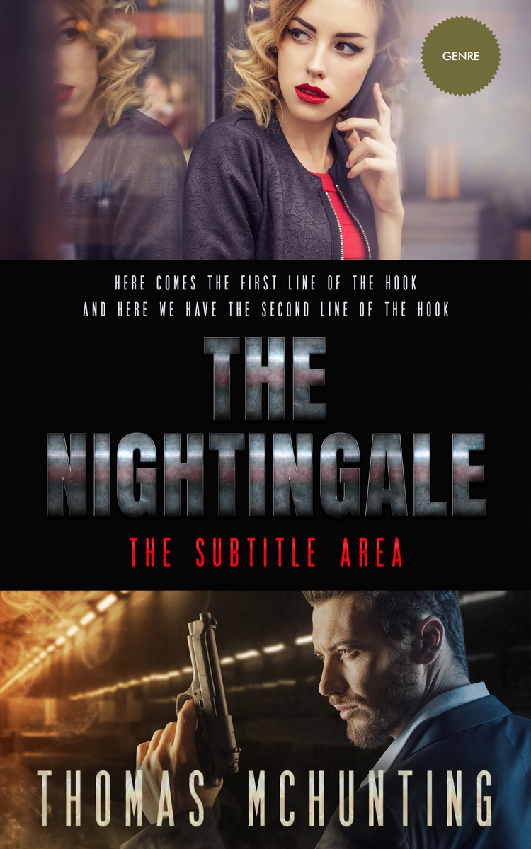 2D view of Premade Mystery & Thriller & Suspense Book Cover - Quicksand