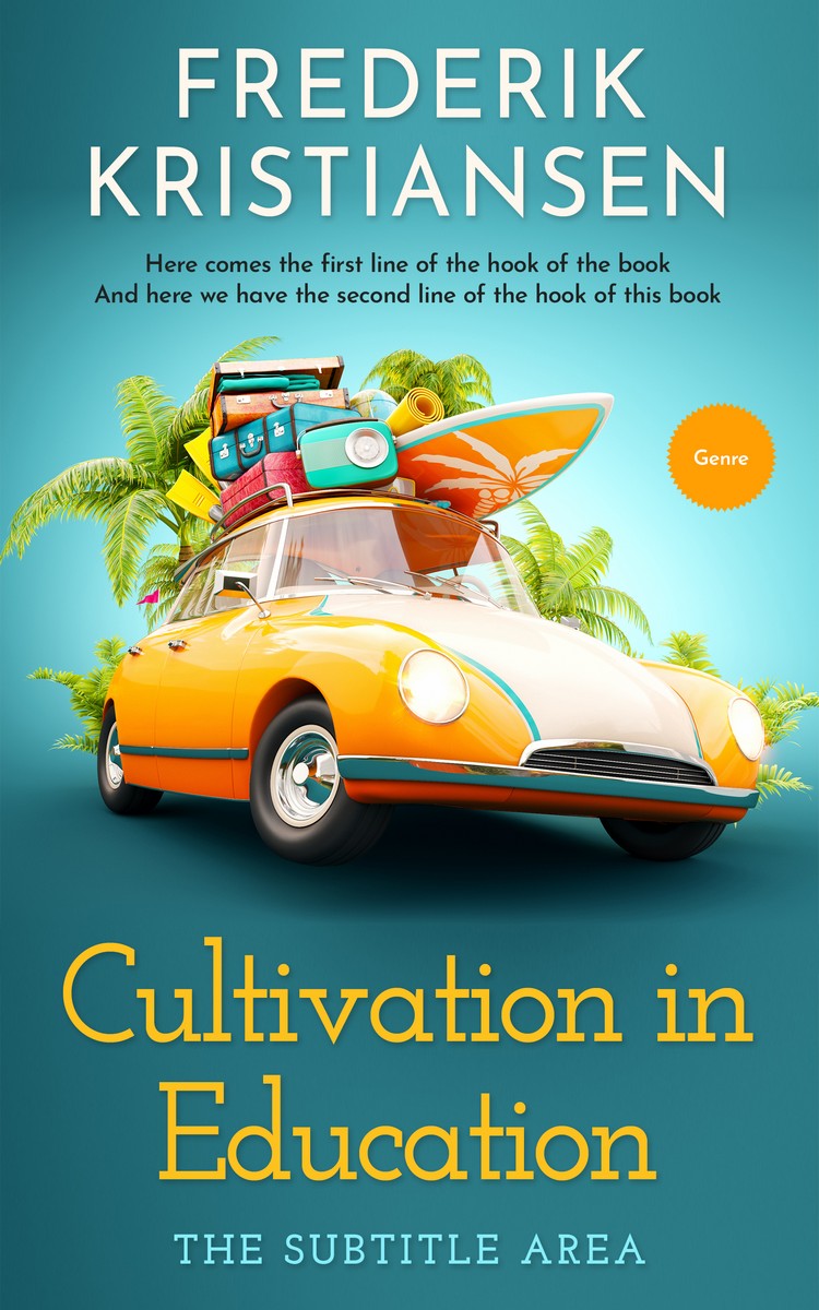 2D view of Premade Travel Book Cover - Paradiso